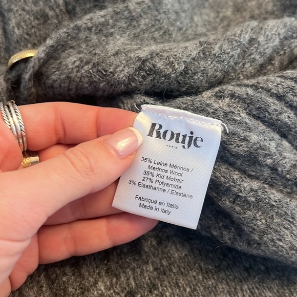 NWT Rouje Demi Cardigan and Sadie Top set - Anthracite - Picture 7 of 12